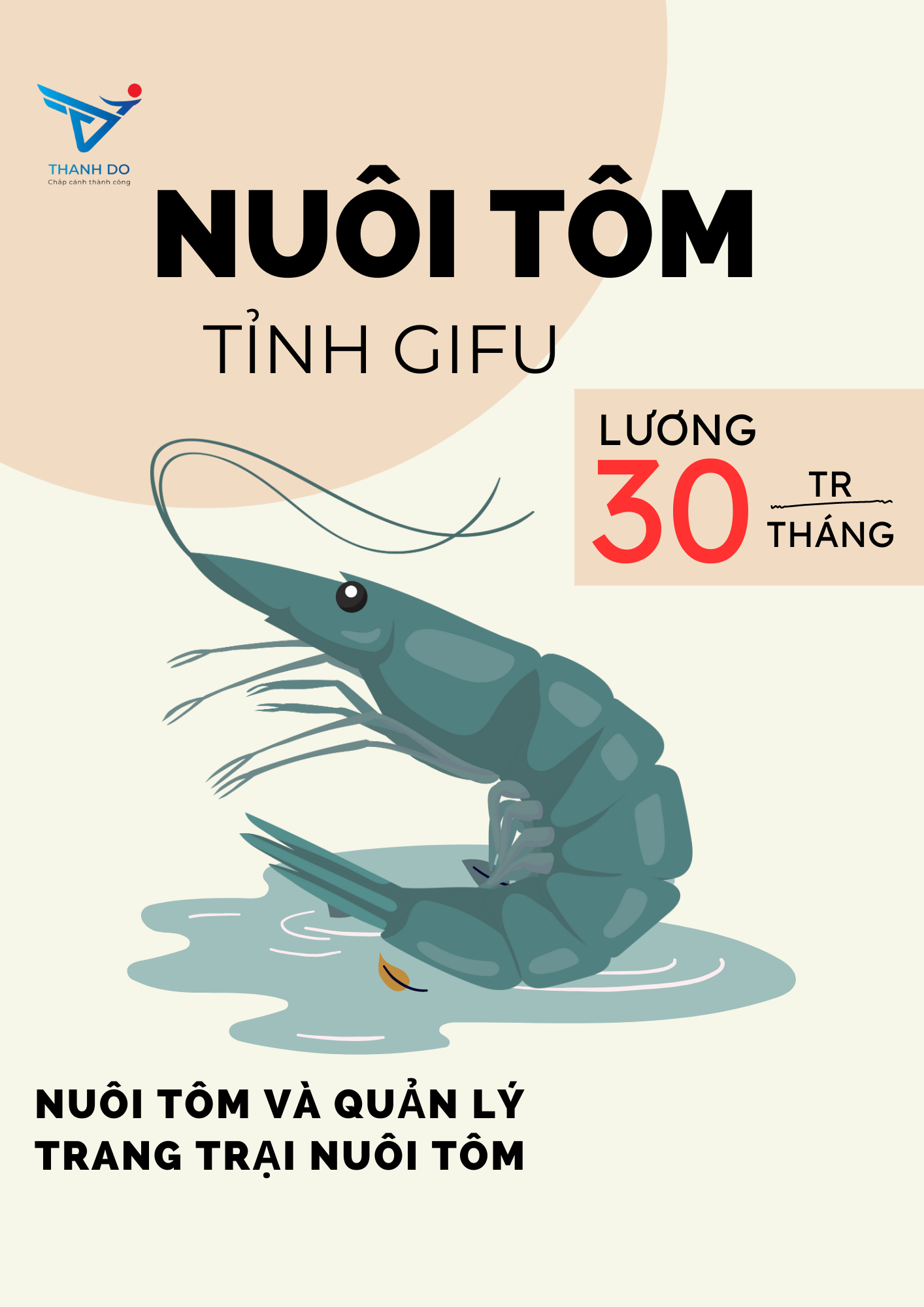 CÔNG TY XKLĐ THÀNH ĐÔ TUYỂN 02 NAM - ĐƠN HÀNG NÔNG NGHIỆP NUÔI TÔM